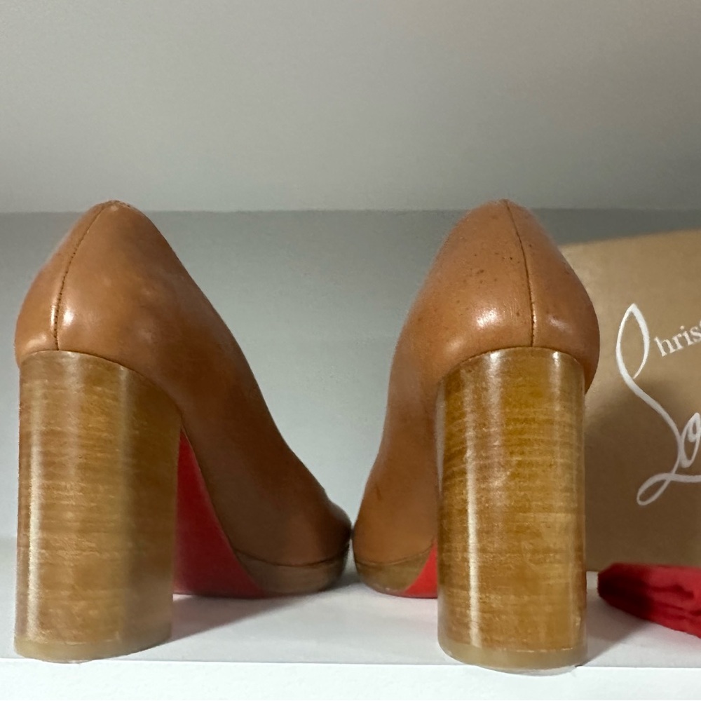 Christian Louboutin Brown Kabetts size 36 - Picture 4 of 6